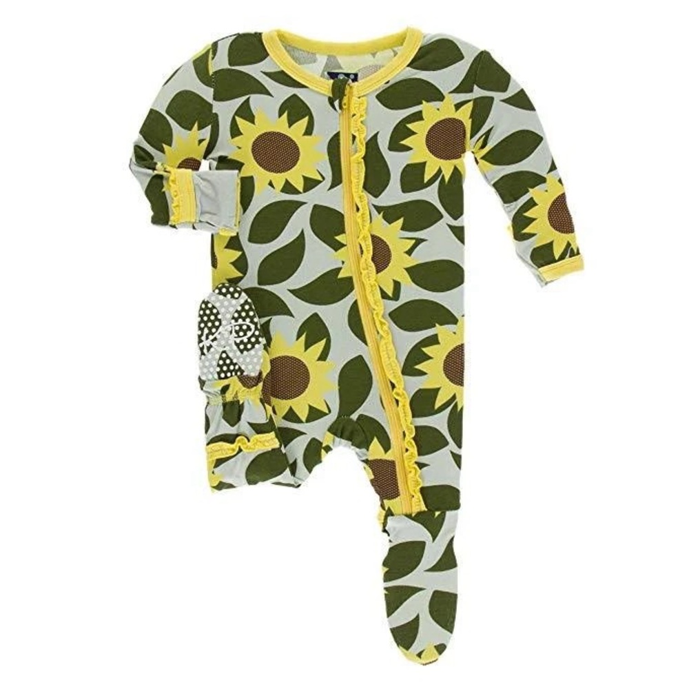 Kickee Pants Sunflower PJs